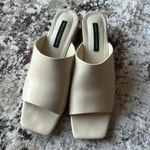 French Connection Elegant Cream Comfy Women's Mules Photo 3