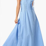 Petal and Pup  NWT $109 Lainey Tie Strap Cotton & Linen Maxi Dress S 4 6 Photo 0