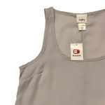 Daytrip  Grey Chiffon Tank Top Photo 3