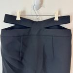ZARA Cut Out Button-Front Skirt, Black & Gold, Size M, EUC Photo 5