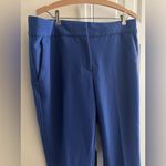 Loft Women's Royal Blue Straight Leg Pants Marisa Business Casual Photo 1