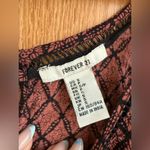 Forever 21 Black and Brown Patterned Top Photo 2