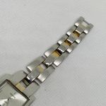 Bijoux Terner Terner silver gold tone watch women 22mm quartz analog band size 6” running Photo 3