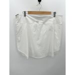 Calia Skirt Women XXL White Tulip Hem Built In Shorts Mini Skort Mid Rise Photo 8