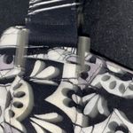 Vera Bradley  MIDNIGHT PAISLEY DESIGN Floral Black and White Women's PURSE Photo 3