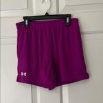 Under Armour  Women's Bold Magenta Athletic Shorts Photo 0