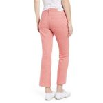 AG Adriano Goldschmied NEW AG Jeans Twiggy Jodi Crop Flare Pink Stripe Raw Hem Jeans Photo 3