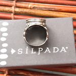 Silpada  Sterling Silver Fine Print Ring Size 6.5 Photo 7