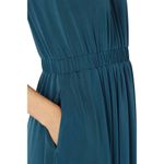 Of Mercer Park Place Dress in Teal XSmall Womens Jersey Modest Blue Size XS Photo 3