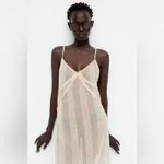 ZARA  Crochet Cream Lace Dress Photo 2