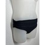 Melissa Odabash Bel Air Bikini Bottoms Size 6 Black Ribbed Photo 3