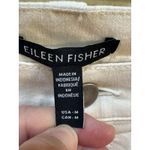 Eileen Fisher  Garment-Dyed Organic Cotton‎ Denim Cropped Jean White Size Medium Photo 3