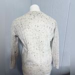 Madewell  Cream Speckled Button Sweater Photo 2