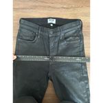 AGOLDE  Sophie High Rise Skinny Black Leatherette Jeans Women’s size 28 Photo 7
