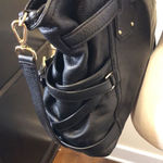 Michael Kors Gansevoort Black Tumbled Leather Shoulder Bag Crossbody Totei Photo 3