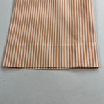Lafayette 148 Cotton Striped Pullover Blouse Orange Sherbet/White Stripe Size M Size M Photo 5