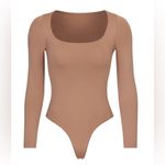 SKIMS NWOT  Essential Long Sleeves Scooped Neck Bodysuit Sienna Size 4X/5X Photo 3