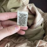 Vintage Havana Faux‎ Leather Joggers Trousers Paperbag Pants Women’s Size Large Tan Photo 8