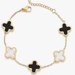 18K Gold Plated Clover Lucky Bracelet for Women Photo 0