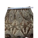 Free People  Daydreaming Embellished Mini Beaded Skirt Antique Gold Sz 0 Photo 7