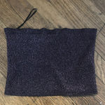 ZARA  Purple sparkle bandeau top Photo 0