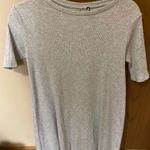 Forever 21 Grey Sweater/cotton Short Sleeve Dress  Photo 0