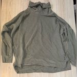 PINK - Victoria's Secret  Green cowl neck turtle neck sweater sweatshirt Photo 0