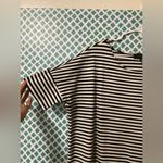 Hatch Navy and White Striped T Photo 2