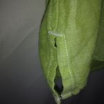 Michael Kors  S Linen Cotton Lime Button Down Top Photo 2