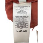 Anthropologie  The Nomad Cargo Pants Rust Orange Drawstring Waist Cropped L NWT Photo 7