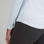 Lululemon Light Baby Blue Ribbed Long Sleeve Top Photo 1