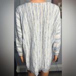 Chico's  Blue and Cream Knit Top Photo 2