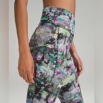 Lululemon NEW! Fast and Free High-Rise Leggings 25”Pockets Paint Drift Multi Sz14 Photo 3