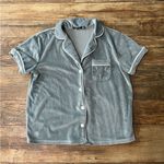 Tart Collections Gray Blue Pajama Set Cozy Sleepwear Photo 3