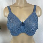 Wacoal  Steel Blue Unlined Underwire Lace Cup 851205 Bra 36G Photo 0