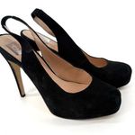DV by Dolce Vita Black Blore Slingback Platform Heels Size 8.5 Photo 0