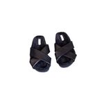 Rebecca Minkoff RM By  Black Faux Fur Sandals Photo 2