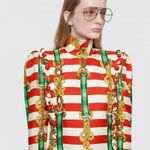 Gucci RARE! NWT $7985 RUNWAY  long silk dress IT40 / US 6. Photo 2