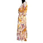 Flying Tomato BOHO  Floral  Dress Fall  Ruffles womens size small Puff Sleeve Photo 7