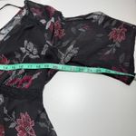 Wild Pearl Whimsigoth Witchcore Eyeshadow Floral Dress Size Large Bell Sleeves Dark Fairy Photo 6