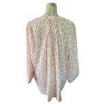 Jachs Girlfriend White Pink Floral Tunic Size Large NWOT Photo 1