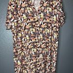 Ava & Viv Womens Floral Midi Dress Size 3X Babydoll Resortwear Travel Photo 4