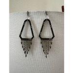 Bebe Kim Kardashian  Triangle Fringe Earrings Photo 1