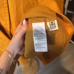 Madewell Golden Yellow 100% linen Blazer - Women's Size L NWT Photo 4