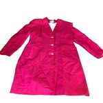 COURTENAY VINTAGE 1980'S PINK LINEN BLEND KNEE LENGTH BLAZER JACKET (10) Photo 7