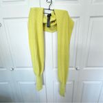 ZARA NWOT ACCESSORIES Yellow Knit Scarf Shawl Sweater ONE SIZE Photo 1