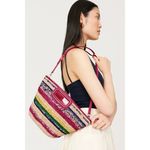 Maje  Mini Striped Basket Bag -NWT Photo 1