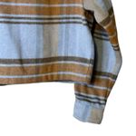 FOR THE REPUBLIC  Blue Grond Multi Brown‎ Plaid Shacket NWT Large Flannel 6940167 Photo 7