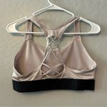 Victoria's Secret Victoria sport light gray and black open back sports bra size large Photo 7