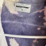 Cotton Citizen  Purple Tie Dye Button-Down Sweatshirt Photo 4